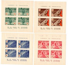 Frankreich&Belgien Wallonische LEGION I-IV im KLEINBOGEN ** MNH POSTFRISCH 800EU