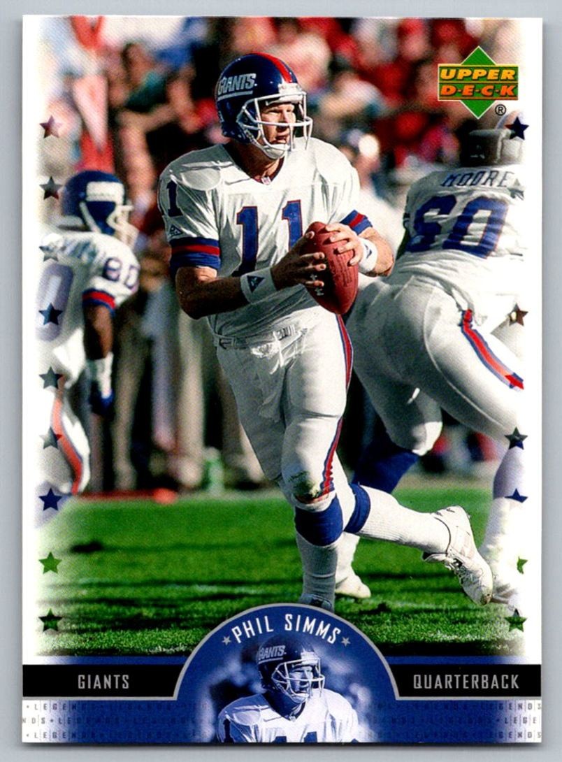 2005 Upper Deck Legends Phil Simms New York Giants #64