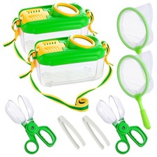 2Sets Bug Catcher for Kids - Sturdy Kids Bug Catching Kit Gifts with Collector B