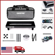 Portable Guitar Pedal Board 13.7''x5.5'' with Unique Foot Stand and Carry Bag