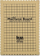 Mini Macrame Board, 7.5x10.5 inches, Foam, 6x9 Grid for Bracelet Projects