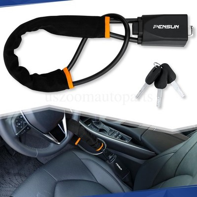 Black Steering Wheel Lock Anti-Theft Security System Car Truck SUV Auto Lock
