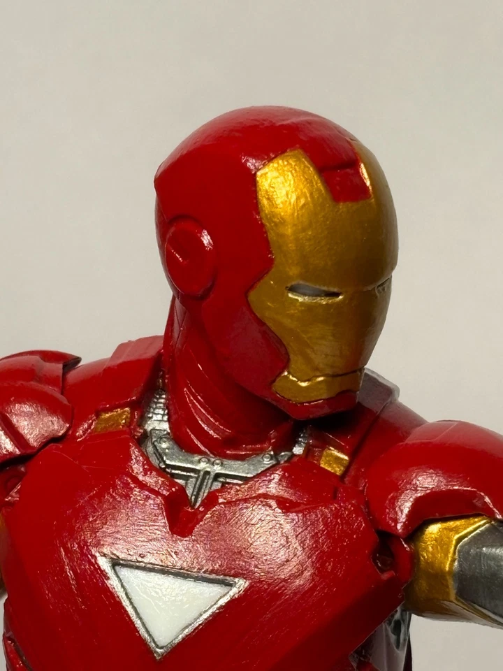 Iron Man Marvel MCU Personalizado LED Iluminación Coleccionable Pantalla Modelo Kit Exclusivo Foto 3 de 4