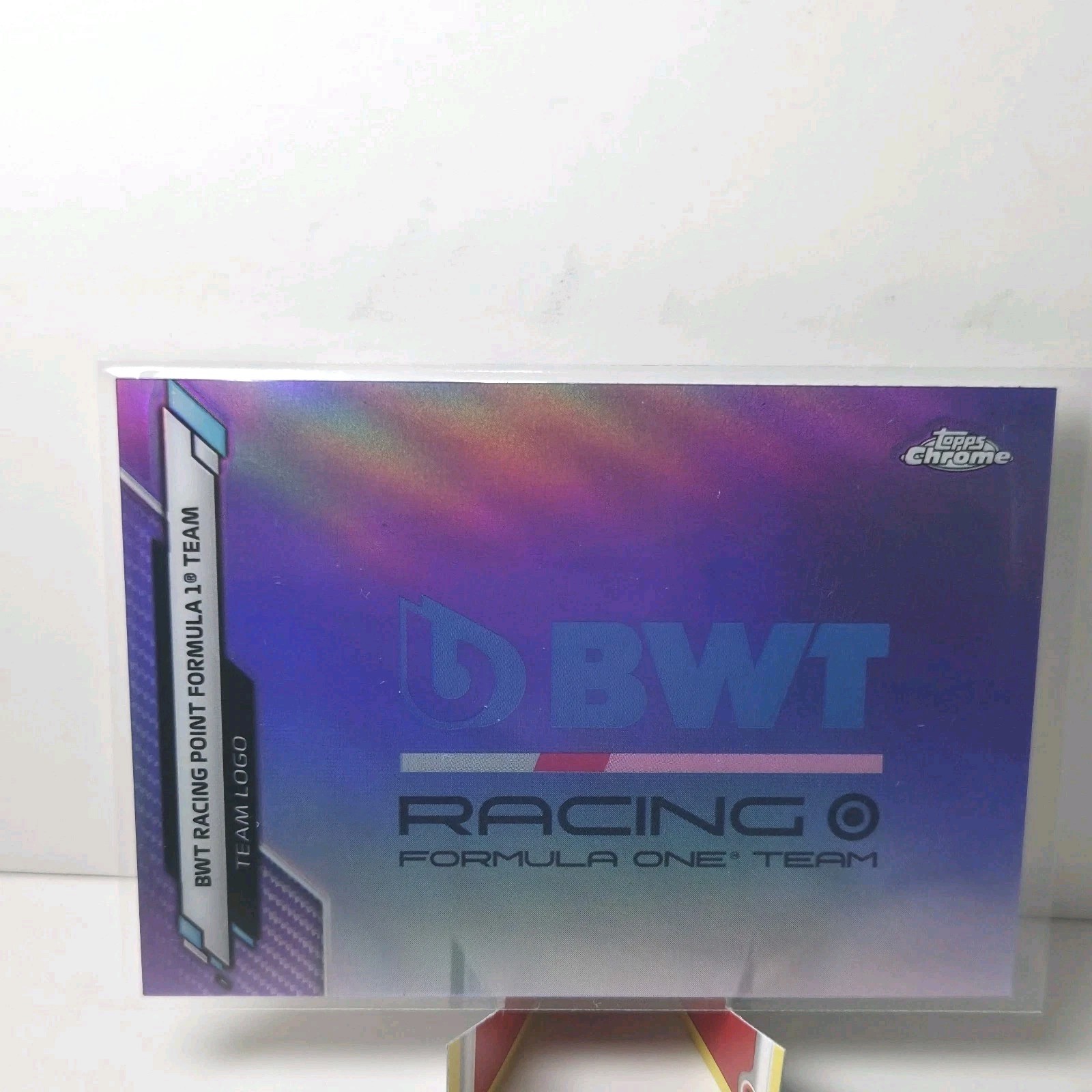 2020 Topps Chrome Formula 1 F1 BWT Racing Point Team Logo Purple /399 #118