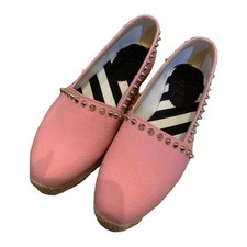 Christian Louboutin Flat US 6 EU 36 Pink Canvas