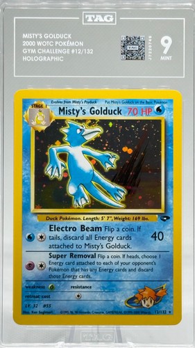 Misty's Golduck (Unlimited) graded TAG 9 for sale on eBay