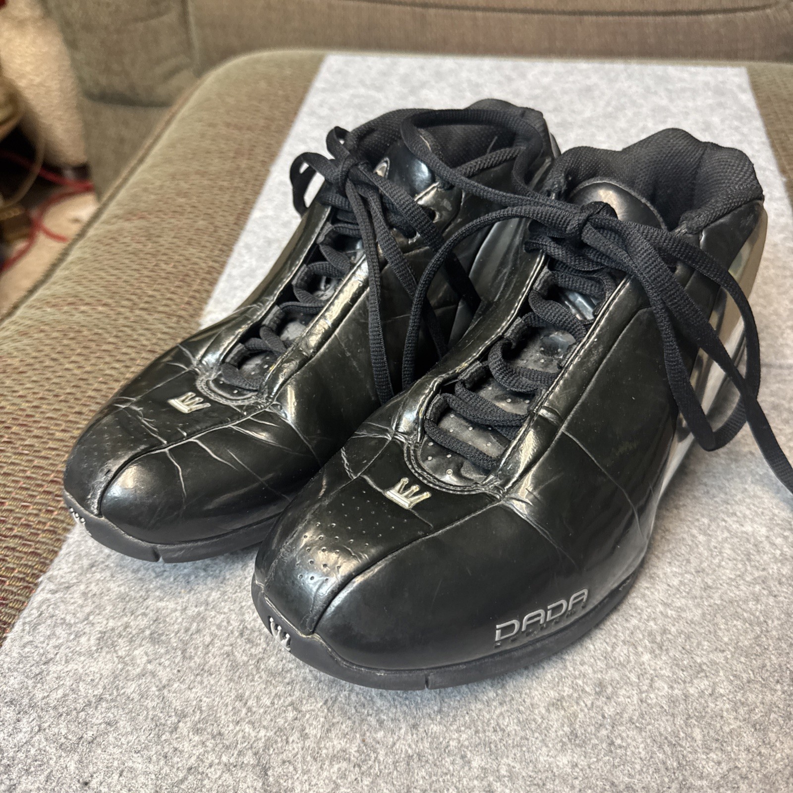 DADA Supreme CDubbz Chris Webber Size 9 Black Chrome Silver Shoes Rare ...