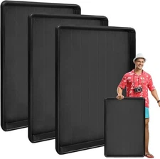 3Pcs Extra Large Auto Oil Drip Pan- 35.4 x 24 x1.6 Inches Tray for... 