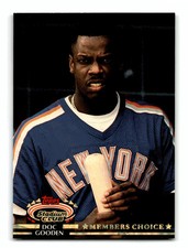 Doc Gooden 1992 Stadium Club #602b New York Mets Mint to Gem
