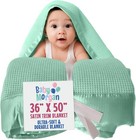 Blankets - Thermal Waffle Warm Baby Blanket for Crib - Mint Green (36" x 50")