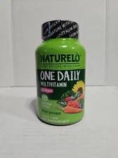Naturelo One Daily Multivitamin for Women 120 Ct DENTED BOTTLE Exp 02/26/26