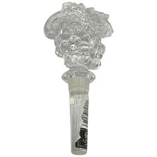 Mikasa Fruit Collection Bottle Stopper Grape Cluster Austrian Lead Crystal 6"
