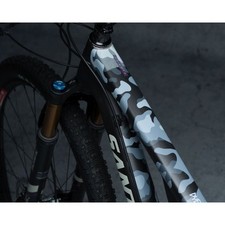 adesivi protezione telaio camo bianco Dyedbro bicicletta