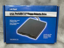 Link Depot LD-USB-FLOPPY 3.5" USB Floppy Disk Drive 1.44MB NEW Open Box