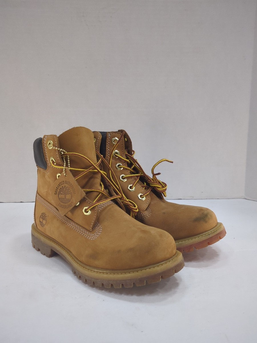 【美品】Timberland 6-Inch WaterResistantBoot Timberland 6 Inch Men's Premium Waterproof Boots Wheat Leather