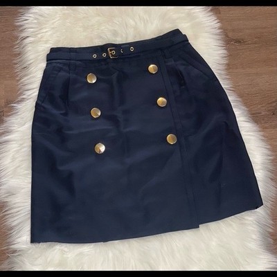 Marc Jacobs Women s Navy Blue Wrap Skirt Size 4 Small