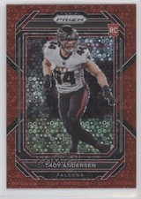 2022 Panini Prizm Rookies No Huddle Red Prizm 11/50 Troy Andersen #394 rf2