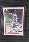 2024 Topps Series 2 - 1989 Topps Baseball Autographs Evan Carter #89BA2-EC RC