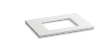 Kohler 5456-S33 - 31" vanity top with single Verticyl rectangular cutout - White