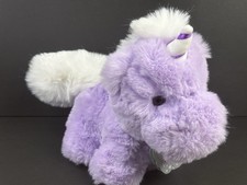 NWT World's Softest Plush Purple Unicorn White Tail 12  Stuffed Animal