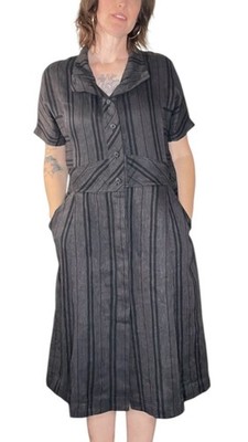 hemp linen dress SAFFRON