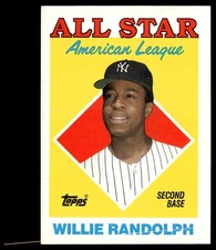 1988 Topps Willie Randolph New York Yankees #387
