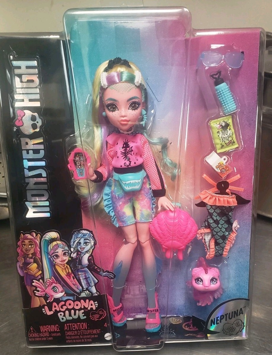 Monster High Reboot G3 Lagoona Blue Posable Doll (10 in) Fashion