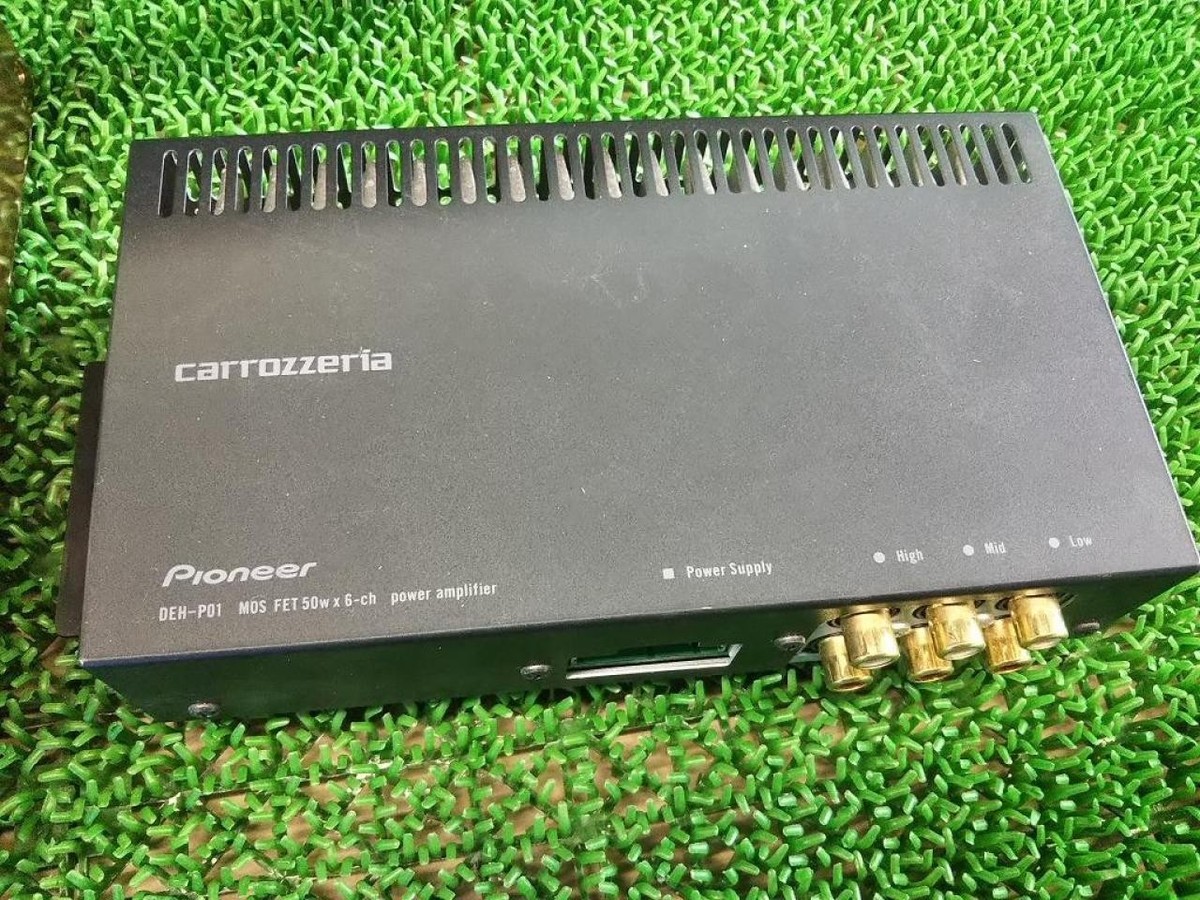 Pioneer Carrozzeria DEH-P01 1DIN Car Audio DSP CD Head Unit Amp