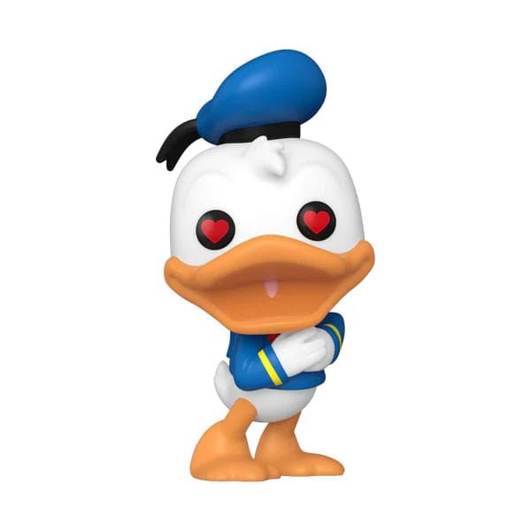 Disney Dd 90. JubiläUms-Pop! Disney Vinyl Figur Donald Duck (Herzaugen) 9 Cm Fun-image