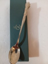 New Lenox Kirk Stieff Infant Feeding Spoon L804BT Pewter Made In USA