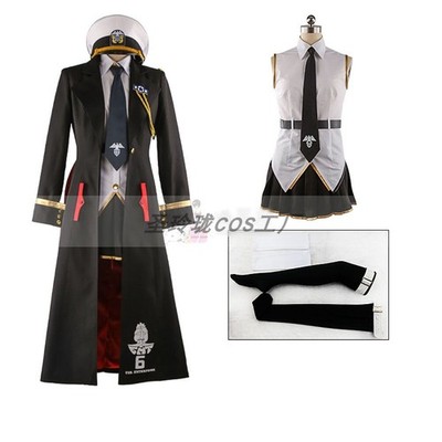 Anime Game Azur Lane Enterprise B Cosplay Costume Full Set Halloween Windbreaker