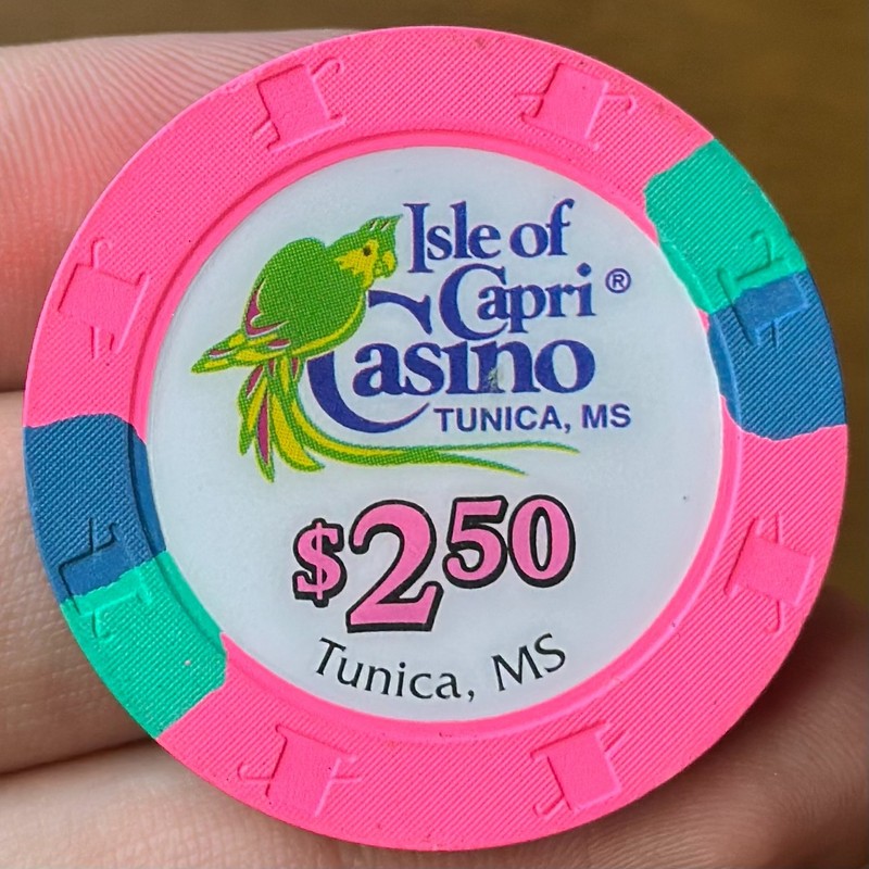 Isle of Capri Casino Tunica Mississippi $2.50 RHC Chip