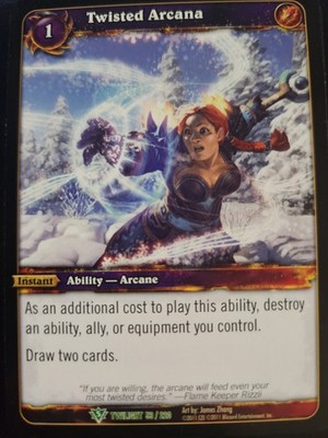World of Warcraft TCG Twilight of the Dragons *Choose Your Cards* WoW