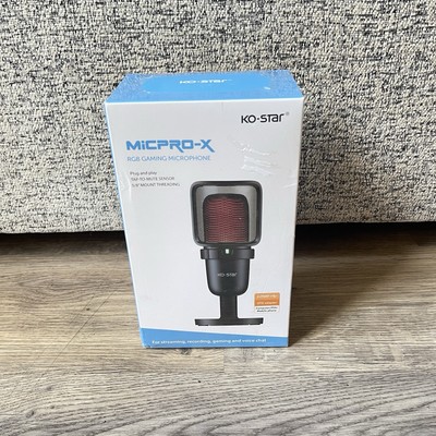 KO-Star USB Gaming Mikrofon für PC Computermikrofon/PS4/PS5/MAC/Kondensatormikrofon mit