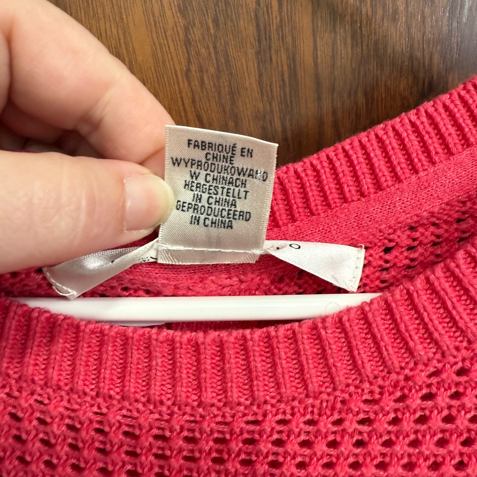 MAX STUDIO Pink Knit Button Back Pullover Sweater… - image 5