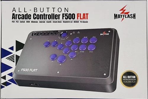 MAYFLASH F500 FLAT All Button Arcade Controller for PlayStation, PC, Xbox