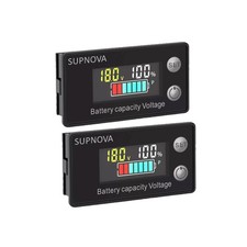 2x12v 24v 36v 48v 60v 72v Battery Monitor,Car Golf cart Battery Indicator Mete0s