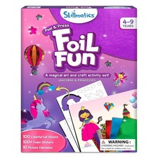 Skillmatics Foil Fun - Unicorns  Princesses, No Mess Art for Kids, Craft Kits 