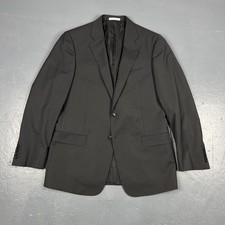 Giorgio Armani Le Collezioni Black Blazer Sz 40R Made in Italy Wool Poly Blend