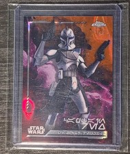 2024 Star Wars Topps Chrome Captain Rex Aurebesh /10