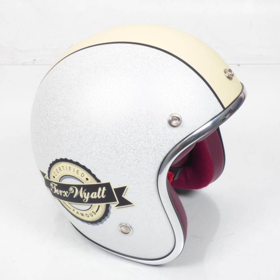 Casque jet Torx XL idéal pour éviter la chaleur en scooter urbain