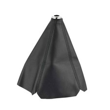 Car Shift Knob Dust Cover Universal Leather Gear Shifter Boot Sleeve Black