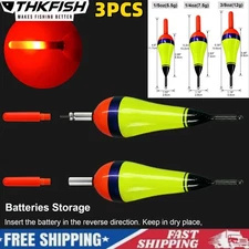 3PCS Balsa-Fishing-Floaters-Spring-Bobbers-Fishing-Kit Tackle Floats Assortment