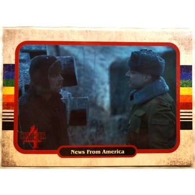 2023 Zerocool Netflix Stranger Things Season 4 Base Card #48 NEWS FROM AMERICA