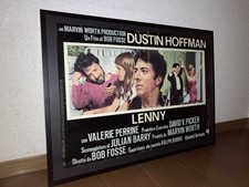 Rare Italian version 1975 Lenny Bruce poster featuring Dustin Hoffman Bob Fosse