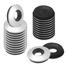 50-Pack Bonded Sealing Rubber Washers, #12x1/2" OD Neoprene Washer Gasket