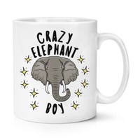 VerrüCkte Elefant Jungen Stars 284Ml Becher Tasse Tiere Spass Sohn Kinder Lustig