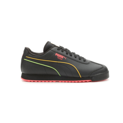 Puma Roma Lava Lace Up  Youth Boys Black Sneakers Casual Shoes 38904101