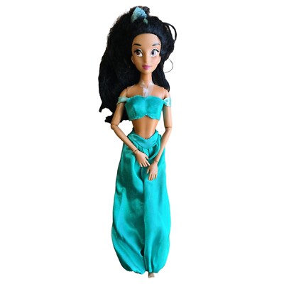 Disney Store Jasmin klassische Puppe Aladdin 11,5 Zoll verstellbare Gliedmaßen
