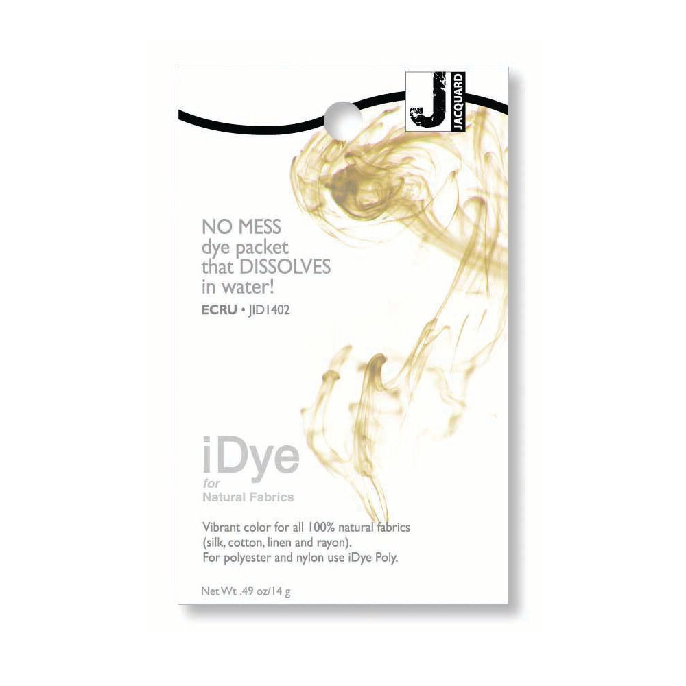 Ecru Jacquard iDye Natural Fabric Dye - Silk - Cotton - Rayon